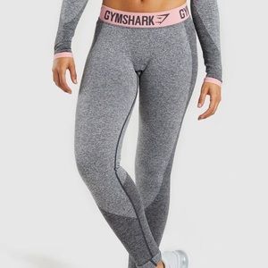 Gymshark Flex Leggings - Gray/Pink